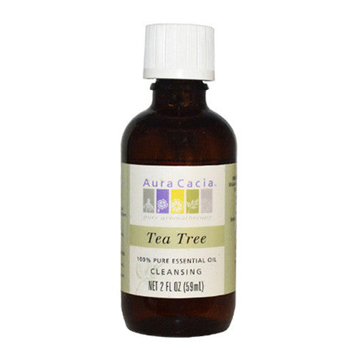 Aura Cacia 100% Pure Tea Tree Essential Oil - 2 Oz